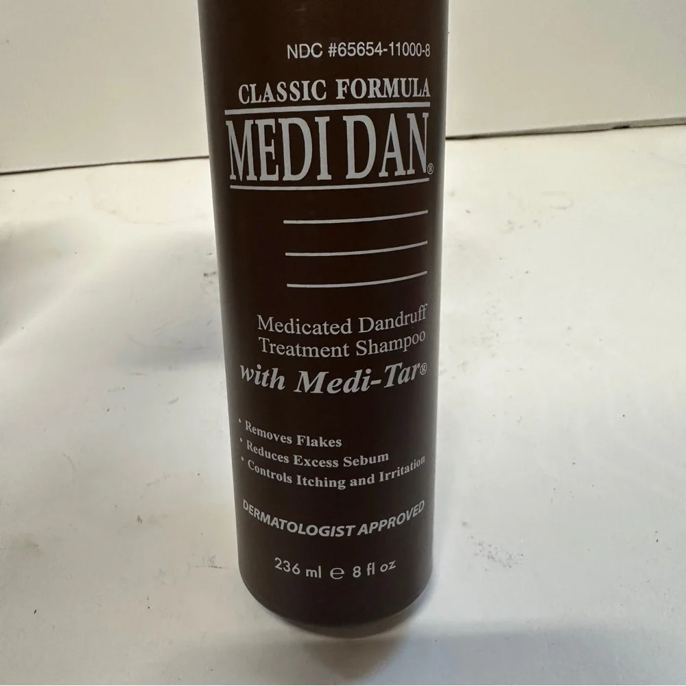 Medi-Dan Medicated Dandruff Treatment Shampoo 8 OZ HTF